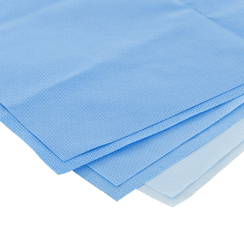Emballage pour la stérilisation Kimtech Kimguard KC 200 (68036), pour traitement stérile, bleu, 36 po x 36 po, 300 feuilles/caisse, 3 sacs de 100 feuilles - 68036