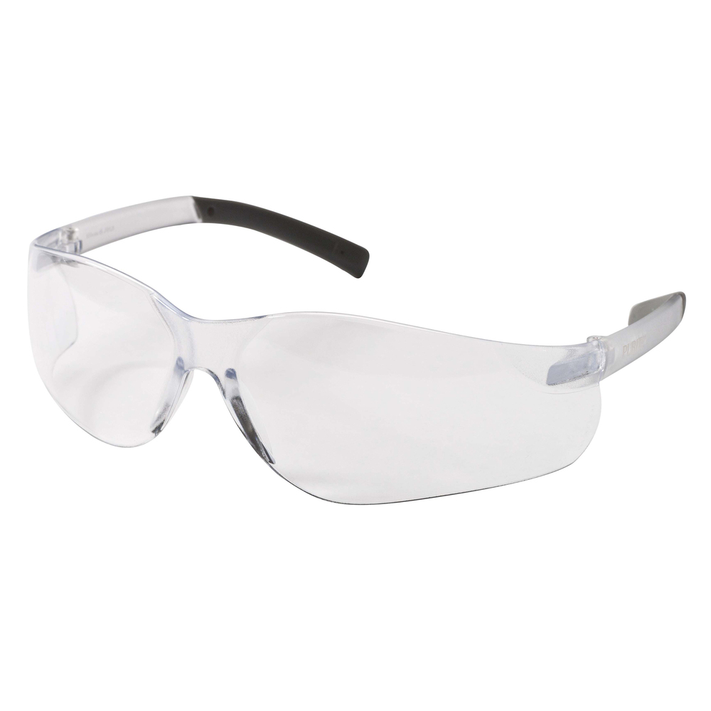 KleenGuard™ V20 Purity Safety Glasses (25650), UV Protection, Hardcoated Clear Lenses with Clear Temples, 12 Pairs / Case