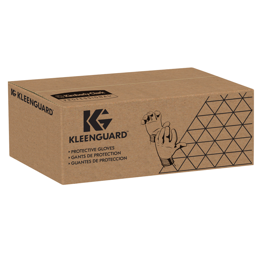 KleenGuard™ G60 Level 2 Nitrile Coated Cut Resistant Gloves (47105), Blue & Yellow, X-Small (6), 60 Pairs/ Case, 5 Bags of 12 Pairs - 47105