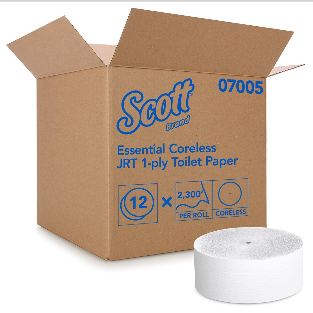 Scott® Essential Coreless Jumbo Roll Bathroom Tissue - 07005