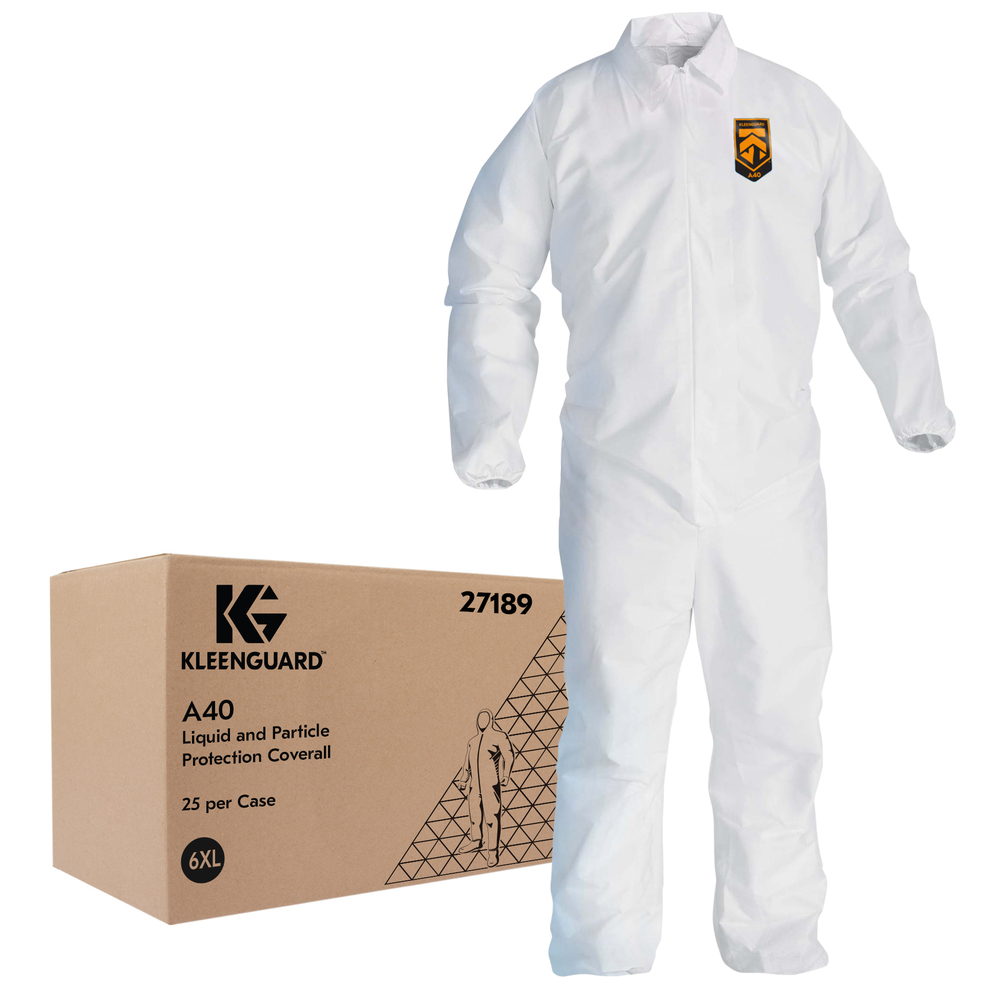 Combinaisons de protection contre les liquides et les particules Kleenguard A40 - 27189