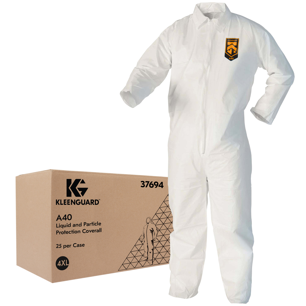 Combinaisons de protection contre les liquides et les particules Kleenguard A40 - 37694