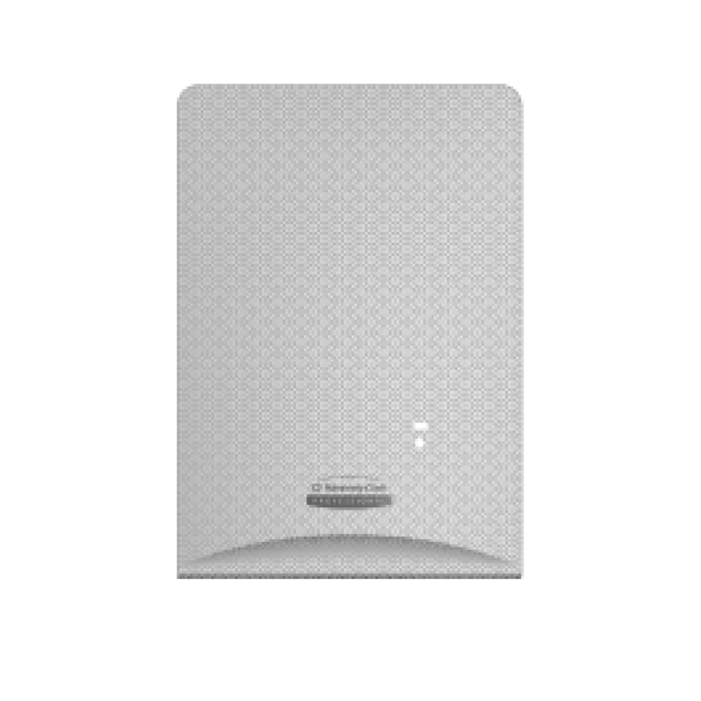 Plaque de revêtement ICON™ de Kimberly-Clark Professional (58764), au motif de mosaïque argentée, pour distributrice automatique de savon et de désinfectant; une plaque de revêtement par caisse - 58764